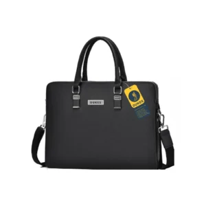 DUKES DTL-980 Top Load Laptop Shoulder Bag - Black | High-Quality PVC