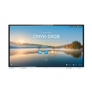 Huawei IdeaHub Board 3 Pro 4K interactive smart display mounted on office wall
