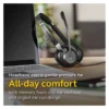 Jabra Evolve2 30 Wired Dual-Ear Headphones with Microphone for Work, USB-A & USB-C, Microsoft Teams Certified