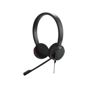Jabra Evolve 20 II wired USB professional office headset with inline control unit