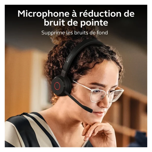Jabra Evolve 65 SE Stereo Wireless Bluetooth Headset