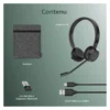 "Jabra Evolve 65 SE USB-A MS wireless stereo headset with boom arm microphone and USB-A Bluetooth adapter."