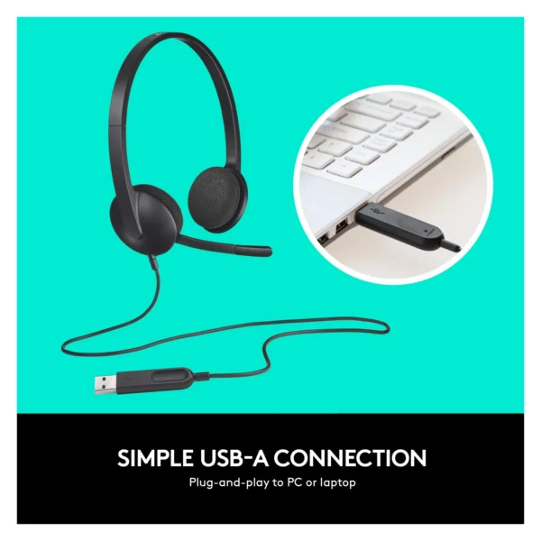 Logitech H340 USB Computer Headset