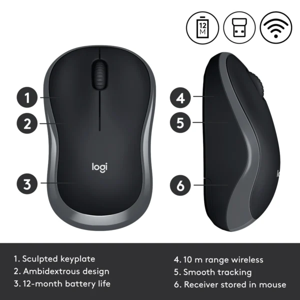 Logitech M185 Wireless Mouse